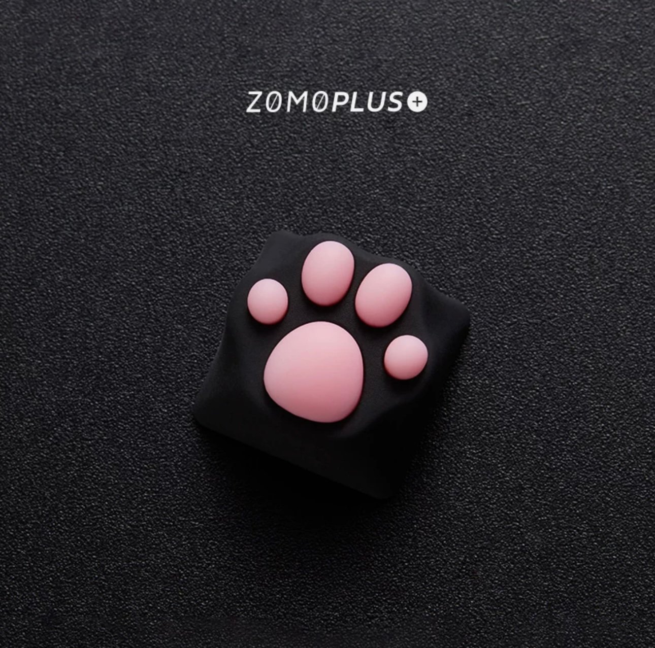 ZOMOPLUS Catty – Black & Pink Cat’s Paw DIY Customized Key Cap