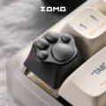 ZOMOPLUS Catty – Black & Grey Cat’s Paw DIY Customized Key Cap - Image 2