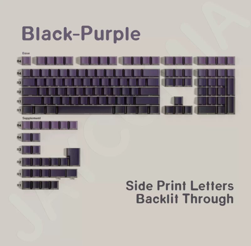 Customized DIY Gradient Side Print PBT Key Caps for Mechanical Keyboards - Image 4