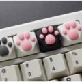 ZOMOPLUS Catty – Black & Grey Cat’s Paw DIY Customized Key Cap - Image 5