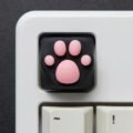 ZOMOPLUS Catty – Black & Pink Cat’s Paw DIY Customized Key Cap - Image 5
