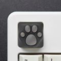 ZOMOPLUS Catty – Black & Grey Cat’s Paw DIY Customized Key Cap - Image 3