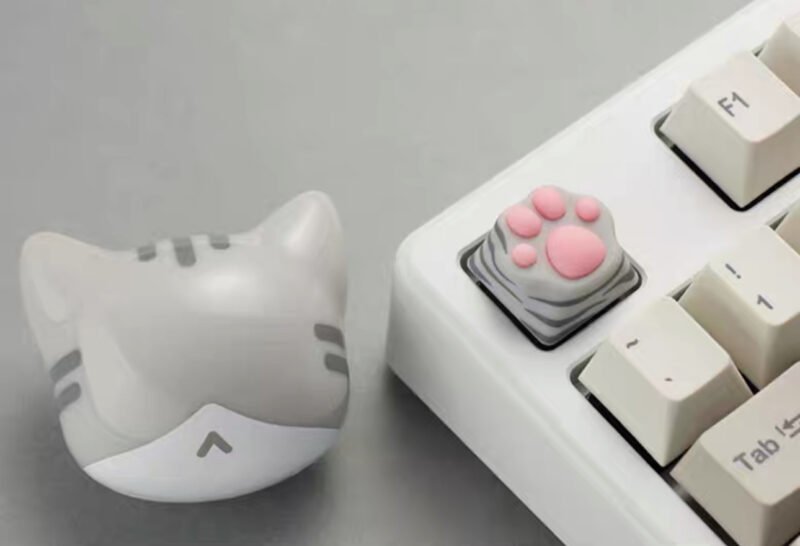 ZOMOPLUS Catty – American Shorthair Cat’s Paw DIY Customized Key Cap - Image 4