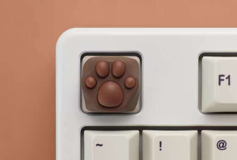 ZOMOPLUS Catty – Siamese Cat's Paw DIY Customized Key Cap - Image 3