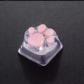 ZOMOPLUS Catty – Transparent White Cat’s Paw DIY Customized 3D Printed Key Cap