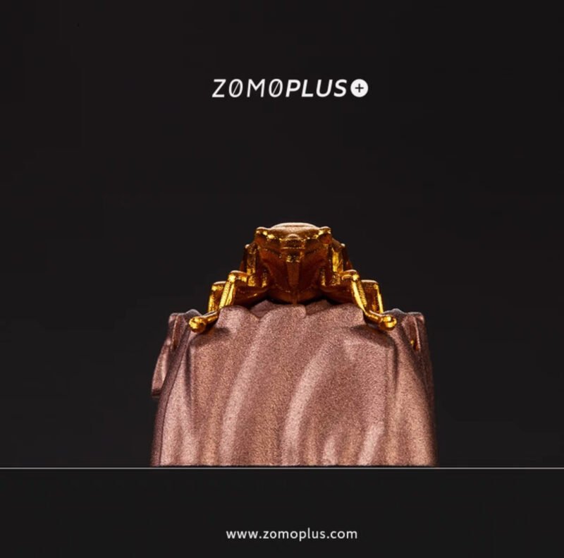 ZOMOPLUS Fantastic Beasts Series  – Golden Cicada Customized Aluminum Key Cap - Image 3