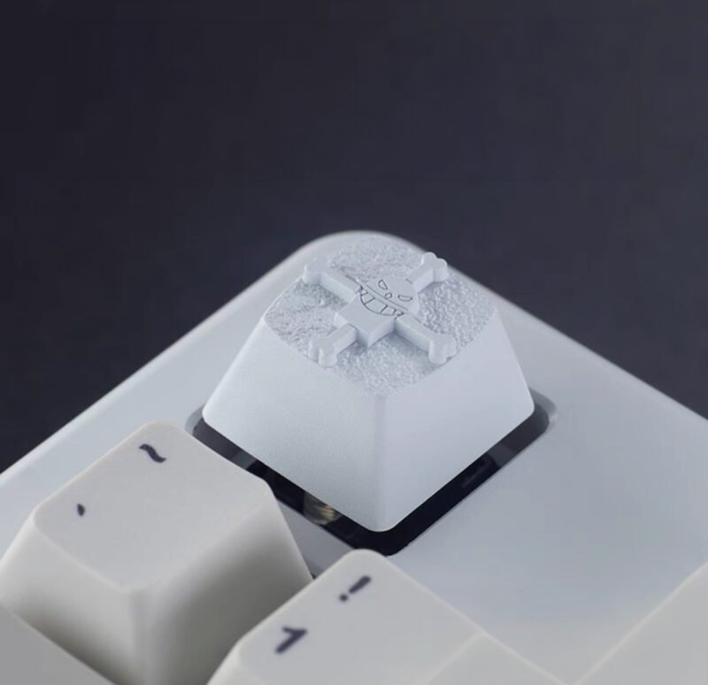 ZOMOPLUS One Piece – White Beard DIY Customized Aluminum Metal Key Cap - Image 2