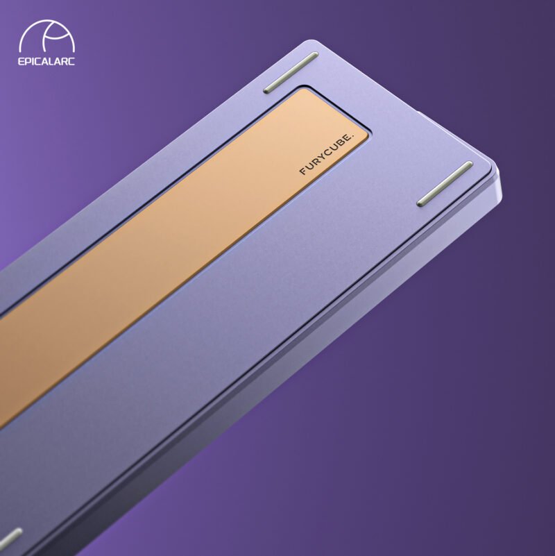 FURYCUBE F75 Wireless 3 Mode Mechanical with Knob Gaming Keyboard Hot Swappable  – 【Violet】- Only at EpicalArc - Image 5