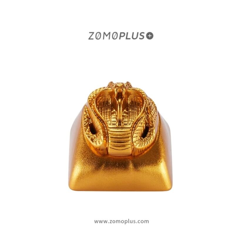 ZOMOPLUS Fantastic Beasts Series  – Golden Cobra Customized Aluminum Key Cap