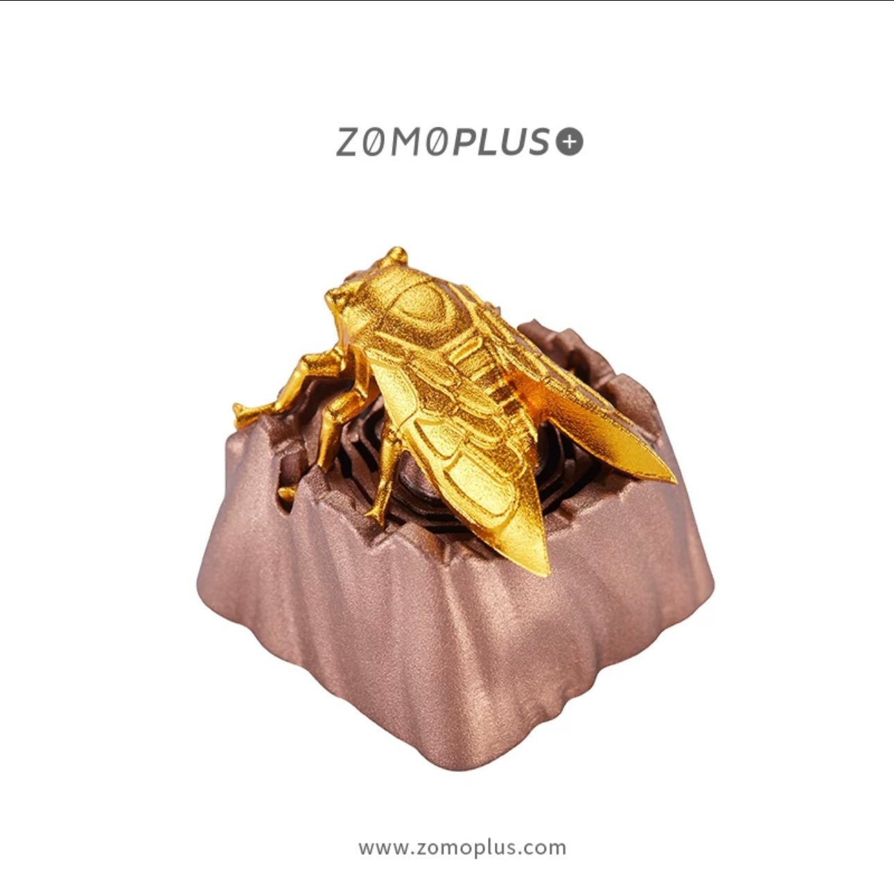ZOMOPLUS Fantastic Beasts Series – Golden Cicada Customized Aluminum Key Cap