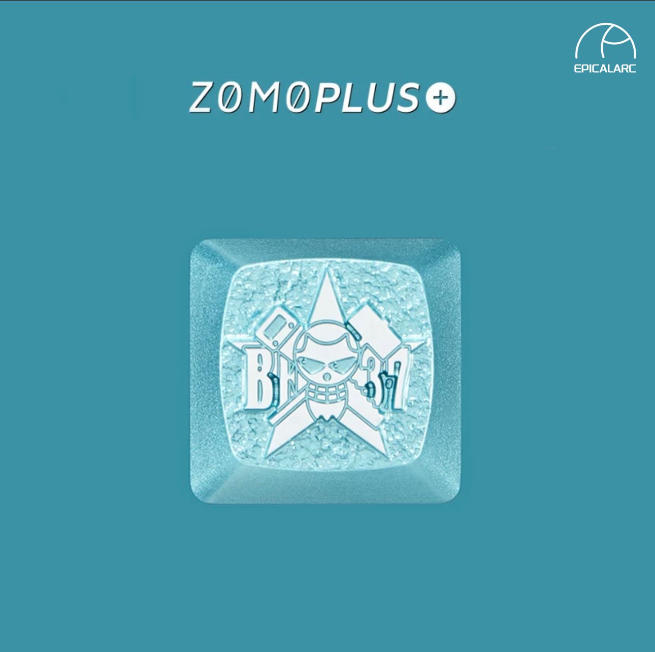 ZOMOPLUS One Piece – Franky DIY Customized Aluminum Metal Key Cap