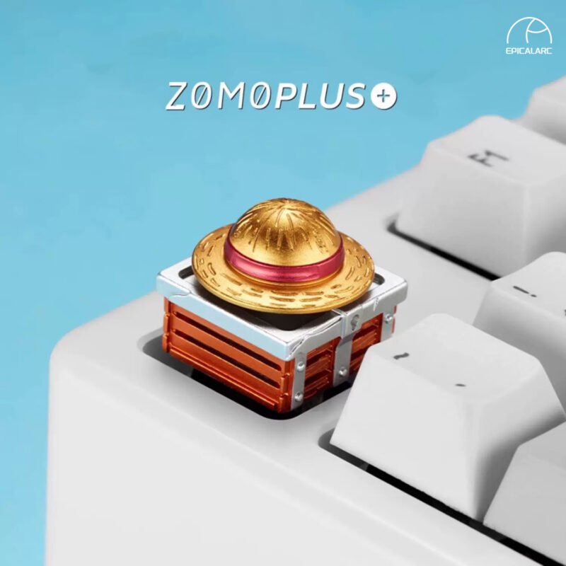 ZOMOPLUS One Piece – Luffy's Hat DIY Customized Aluminum Metal Key Cap - Image 3