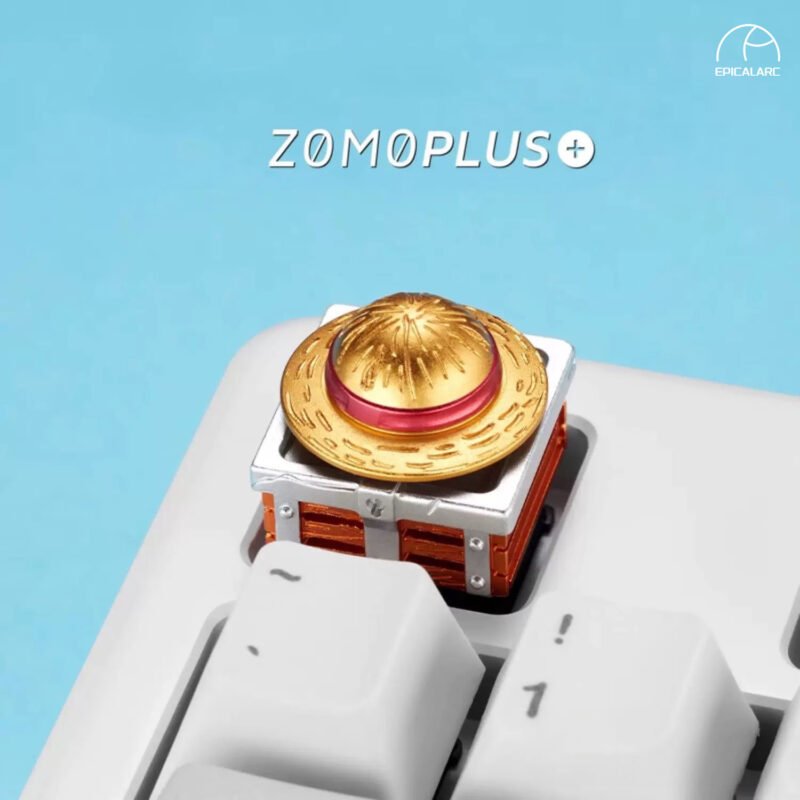 ZOMOPLUS One Piece – Luffy's Hat DIY Customized Aluminum Metal Key Cap - Image 4