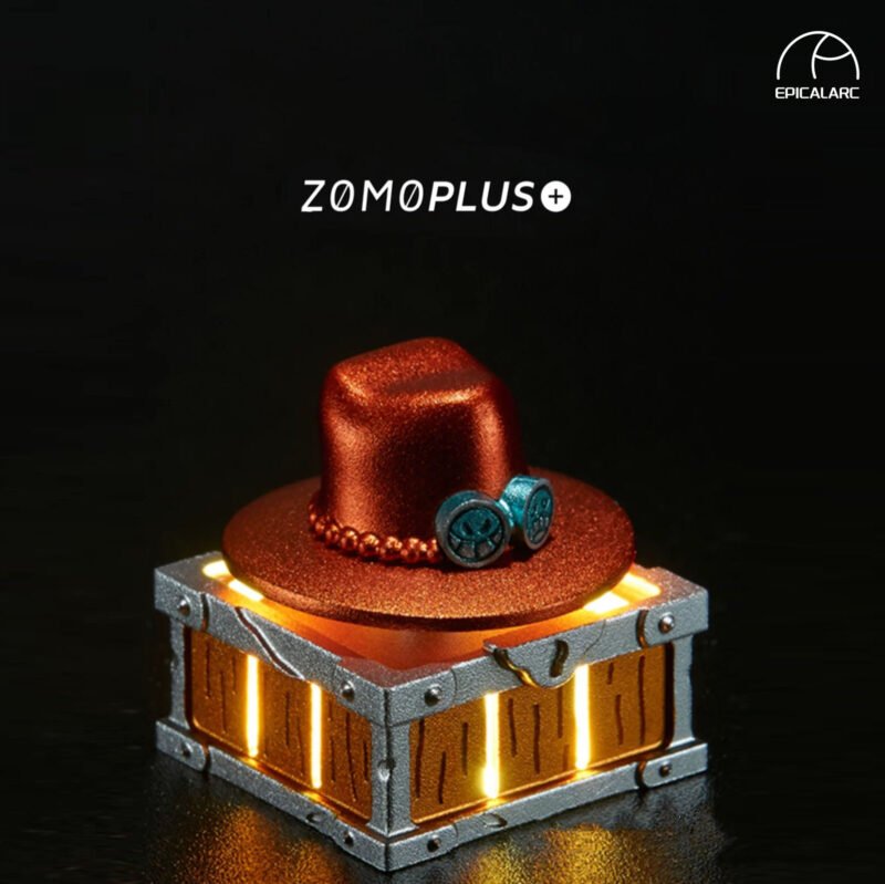 ZOMOPLUS One Piece – Ace‘s Hat DIY Customized Aluminum Metal Key Cap - Image 2