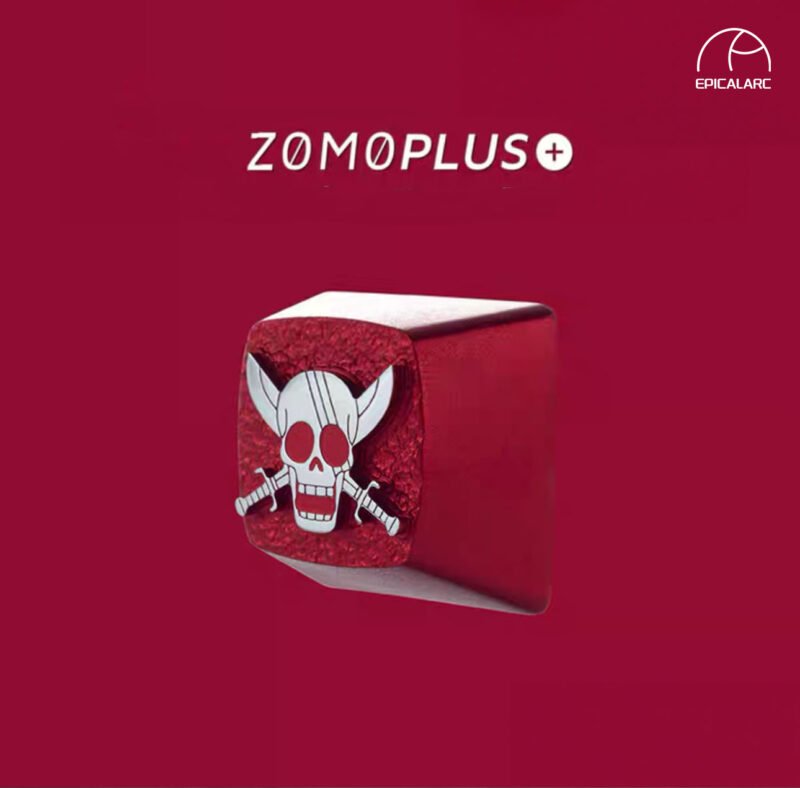 ZOMOPLUS One Piece – Red-Haired Shanks DIY Customized Aluminum Metal Key Cap - Image 2