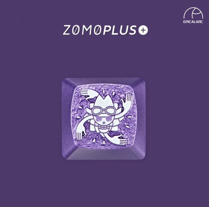 ZOMOPLUS One Piece – Robin DIY Customized Aluminum Metal Key Cap