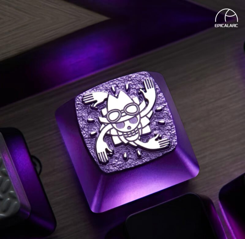 ZOMOPLUS One Piece – Robin DIY Customized Aluminum Metal Key Cap - Image 2
