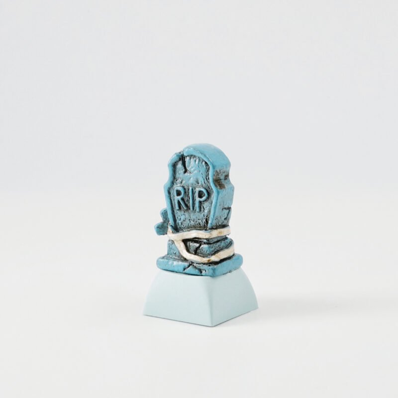 Blue Tombstone Halloween Key Cap - Image 3