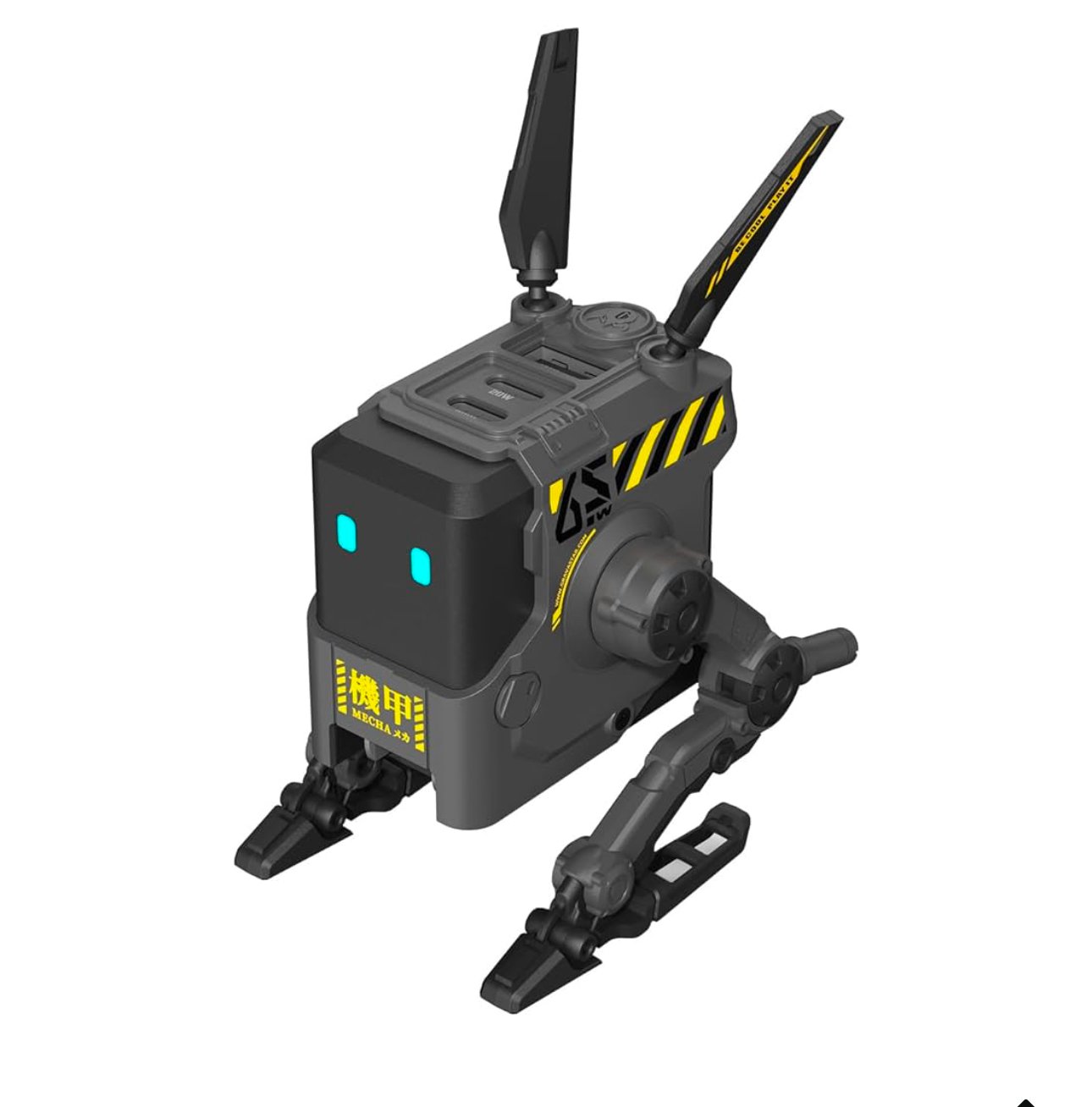 GravaStar 65W USB C Robot Fast Charger Block Gray
