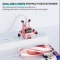 GravaStar 35W USB C Robot Charger Pink - Image 3