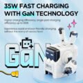 GravaStar 35W USB C Robot Charger White - Image 2