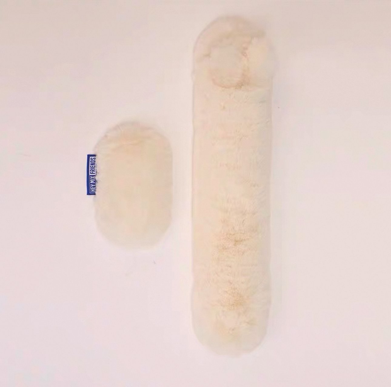 Fluffy Wrist Rest Set for Keyboard and Mouse - Rabbit