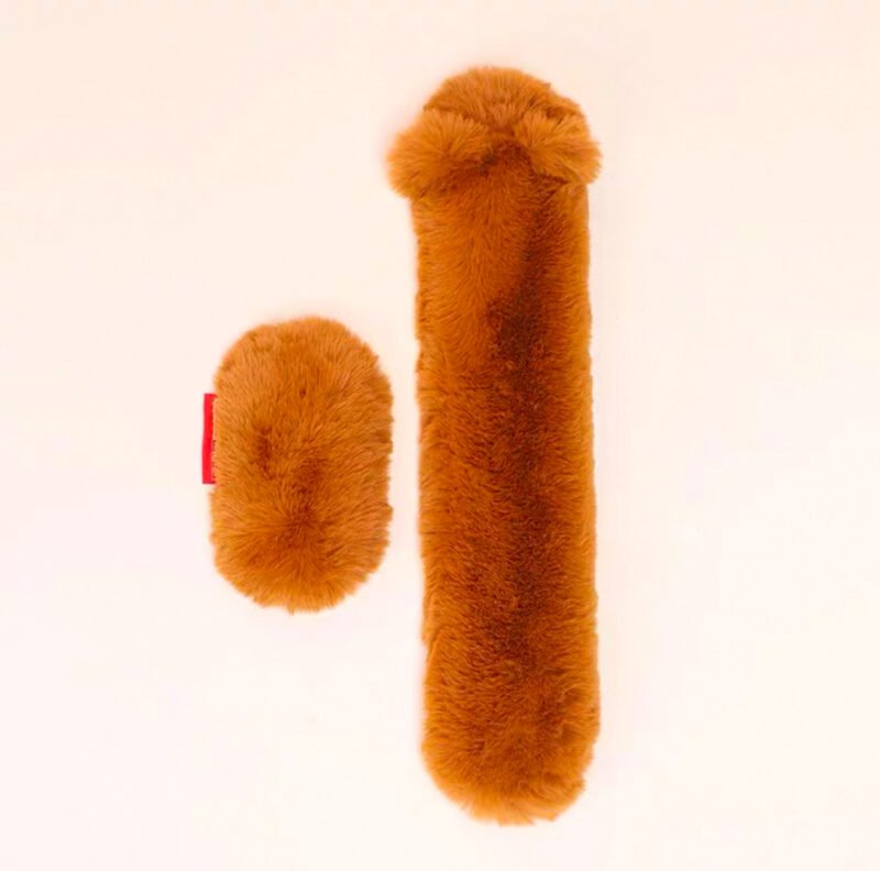 Fluffy Wrist Rest Set for Keyboard and Mouse - Bear